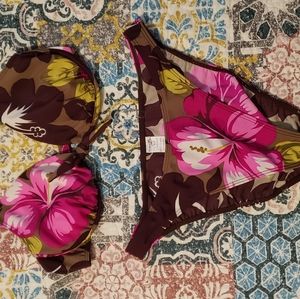 Pualani bikini size XL pushup bra w underwire top